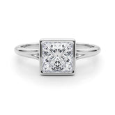 Lab-Grown Emerald Diamond D-VVS Solitaire Engagement Ring Gift For Her