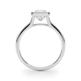 Lab-Grown Emerald Diamond D-VVS Solitaire Engagement Ring Gift For Her