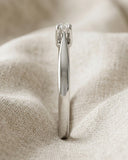 Lab Diamond Engagement Ring 0.15ct H/SI in 9k White Gold