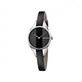 Calvin Klein Rebel Ladies Black Dial Stainless-Steel Watch