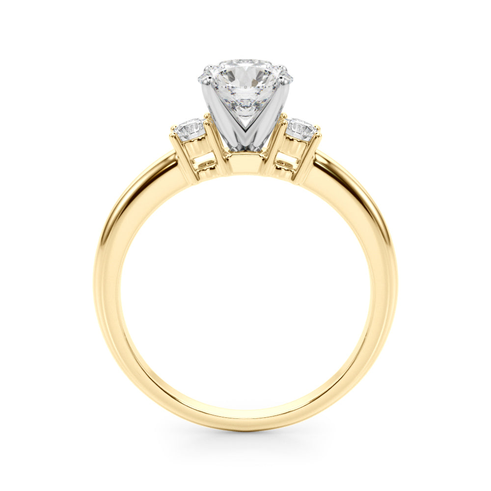 Lab-Grown 0.50-2.00ct Diamond Three Stone Engagement Ring