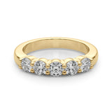 5-Stone Lab-Grown Diamond Ring – Timeless Symbol of Love with Brilliant DE Color, VVS Clarity Diamonds in an Elegant Shared U-Prong Setting