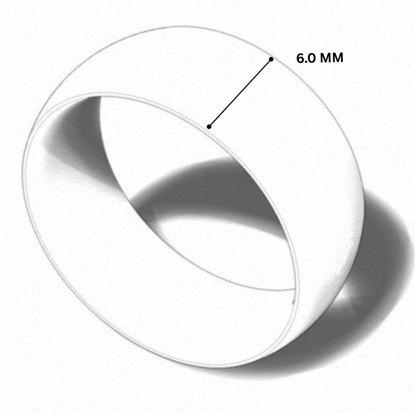 Court Shape Plain Wedding Band for Women | UK Made Gold & Platinum Ring