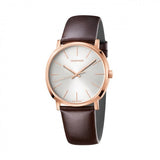 Calvin Klein K8Q316G6 Men’s Silver Dial Rose-Gold Watch