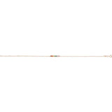 Round Natural Multi-Gemstone Accented Bar Bracelet In Gold & Platinum