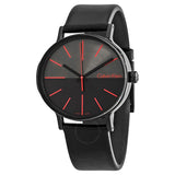 CK Calvin Klein Boost Men's Red & Black Leather Watch