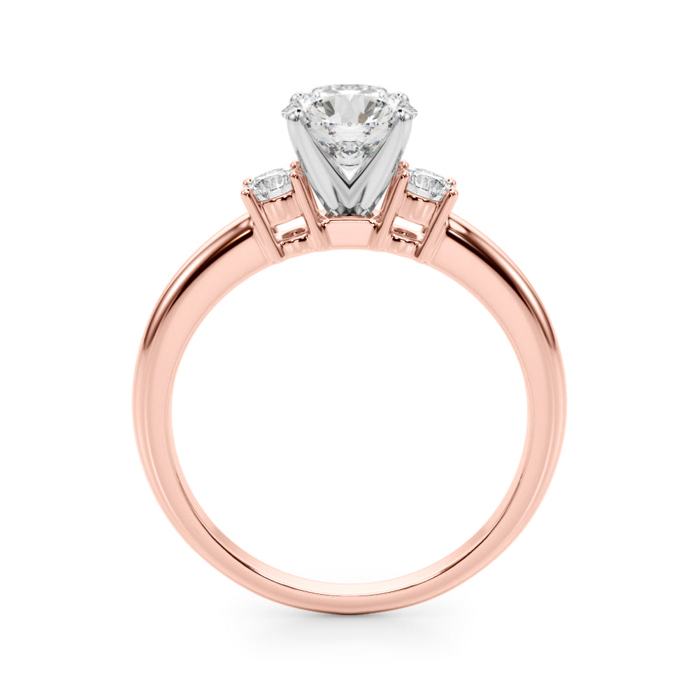 Lab-Grown 0.50-2.00ct Diamond Three Stone Engagement Ring
