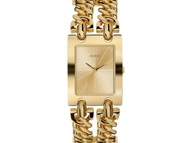 GUESS Women's Mod Quartz Watch W1117L2 – Champagne Dial