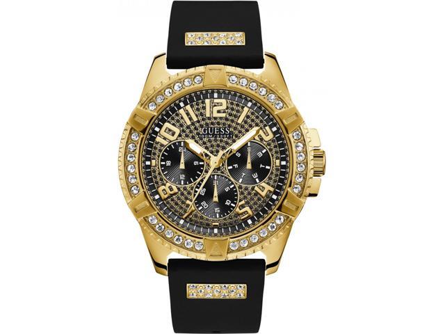 Guess Frontier Quartz Crystal Black Dial Men's Watch W1132G1