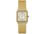 GUESS Women's Watch W0826L2 – Stainless Steel, White & Gold-Tone.