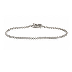 WGI 2.25ct FG/VS-SI Natural Diamond Tennis Bracelet,Platinum Ready To Ship 7.5"