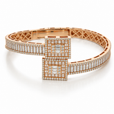Lab grown diamond tennis bracelet