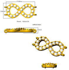 9ct Yellow Gold 0.5ct Lab Grown Diamond Bracelet - Elegant Design 7.1"