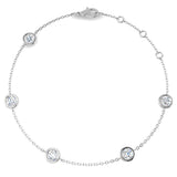 1.25ct Lab Grown Diamond Bracelet in 9K White Gold