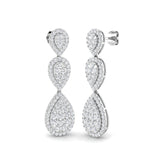 Royal Diamond Earring 1.75 ct Platinum, 9ct, 18ct White, Yellow & Rose Gold | Handcrafted Fine Jewellery-12