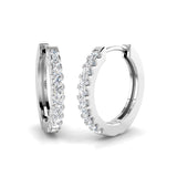 Sovereign Diamond Earring 0.15 ct Platinum, 9ct, 18ct White, Yellow & Rose Gold | Handcrafted Fine Jewellery-12