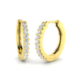 Sovereign Diamond Earring 0.15 ct Platinum, 9ct, 18ct White, Yellow & Rose Gold | Handcrafted Fine Jewellery-14