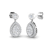 Opulent Diamond Earring 0.5 ct Platinum, 9ct, 18ct White, Yellow & Rose Gold | Handcrafted Fine Jewellery-12