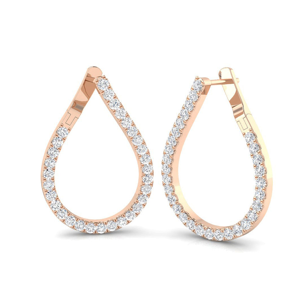 Luxe Diamond Earring 1.5 ct Platinum, 9ct, 18ct White, Yellow & Rose Gold | Handcrafted Fine Jewellery-10
