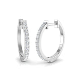 Grand Diamond Earring 0.3 ct Platinum, 9ct, 18ct White, Yellow & Rose Gold | Handcrafted Fine Jewellery-12