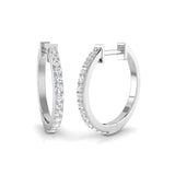 Hoop Earrings - Tunly Diamond 0.33ct Luxury Gold