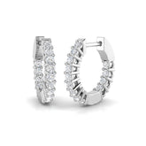 Hoop Earrings - Tumyy 0.5ct Lab Grown Diamond