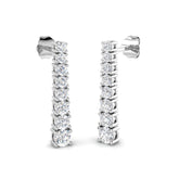Lady Diamond Earring 1 ct Platinum, 9ct, 18ct White, Yellow & Rose Gold | Handcrafted Fine Jewellery-12