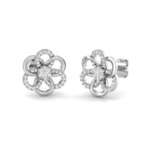 "Dayty Luxury Gold Diamond Earrings - Exquisite 0.15ct to 0.2ct Style"