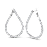 Couture Diamond Earring 2 ct Platinum, 9ct, 18ct White, Yellow & Rose Gold | Handcrafted Fine Jewellery-12