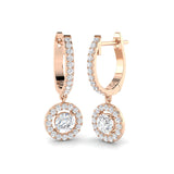 Heirloom Diamond Earring 0.75 ct Platinum, 9ct, 18ct White, Yellow & Rose Gold | Handcrafted Fine Jewellery-10