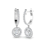 Heirloom Diamond Earring 0.75 ct Platinum, 9ct, 18ct White, Yellow & Rose Gold | Handcrafted Fine Jewellery-12