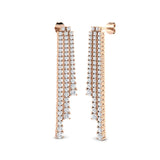 Edwardian Diamond Earring 3 ct Platinum, 9ct, 18ct White, Yellow & Rose Gold | Handcrafted Fine Jewellery-10