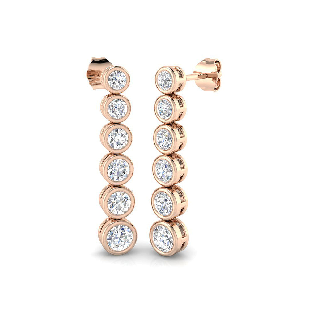 Georgian Diamond Earring 2 ct Platinum, 9ct, 18ct White, Yellow & Rose Gold | Handcrafted Fine Jewellery-10
