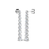 Art Deco Diamond Earring 1.5 ct Platinum, 9ct, 18ct White, Yellow & Rose Gold | Handcrafted Fine Jewellery-12