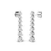 Belle Epoque Diamond Earring 1.25 ct Platinum, 9ct, 18ct White, Yellow & Rose Gold | Handcrafted Fine Jewellery-12