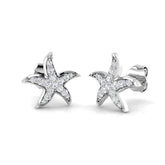 Elegant Gold Star Diamond Earrings - 0.2ct to 0.25ct Luxe Jewelry