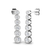 Cress Luxury Gold Drop & Trilogy Diamond Earrings | 0.5ct to 3ct