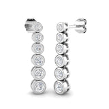 Cress Luxury Gold Drop & Trilogy Diamond Earrings | 0.5ct to 3ct