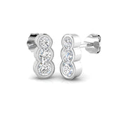 Gleaming Diamond Earring 0.5 ct Platinum, 9ct, 18ct White, Yellow & Rose Gold | Handcrafted Fine Jewellery-12
