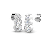 Gleaming Diamond Earring 0.5 ct Platinum, 9ct, 18ct White, Yellow & Rose Gold | Handcrafted Fine Jewellery-12