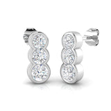Glittering Diamond Earring 1.5 ct Platinum, 9ct, 18ct White, Yellow & Rose Gold | Handcrafted Fine Jewellery-12