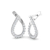 Indulgent Diamond Earring 1 ct Platinum, 9ct, 18ct White, Yellow & Rose Gold | Handcrafted Fine Jewellery-12
