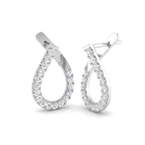 Indulgent Diamond Earring 1 ct Platinum, 9ct, 18ct White, Yellow & Rose Gold | Handcrafted Fine Jewellery-12