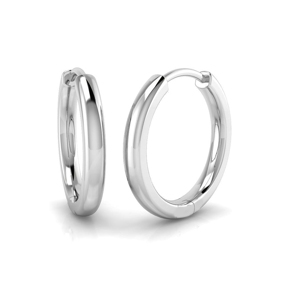 Hoop Earrings - Viola 0.05ct Elegant Fine Diamond