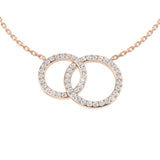 Gaura Circle of Life Pendant Necklace 0.25 to 0.5ct Gold Platinum