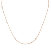 Diamond Station Necklace | Timeless Luxury Jewelry