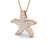 Mimosa Diamond Pendant 0.25ct to 0.75ct Gold (Without Chain )
