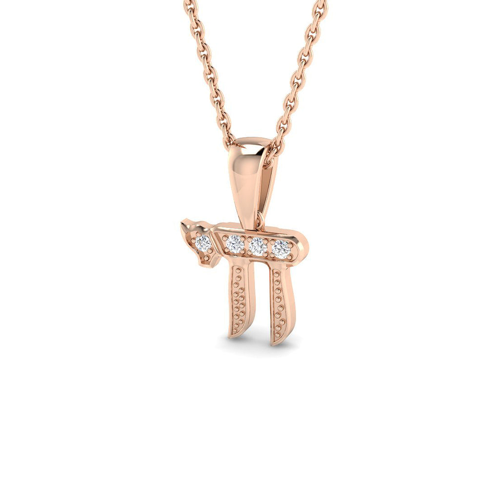 Burly Diamond Pendant Religious 0.1ct Gold(Without Chain )