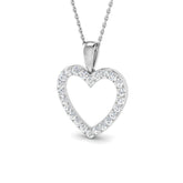 Sedum Heart Pendant 0.5ct to 4.5ct Diamond Gold (Without Chain )