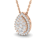 Inula Cluster Pendant 0.25ct Diamond Gold (Without Chain )